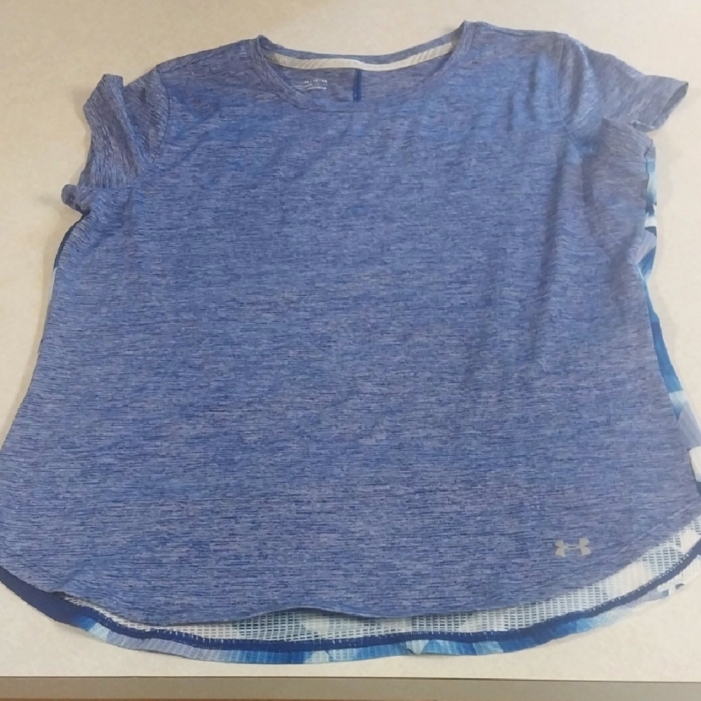 Under Armour Blue Relaxed Fit Short Sleeve Tee